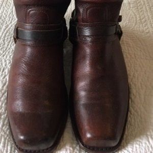 Frye Belted Harness Boots
